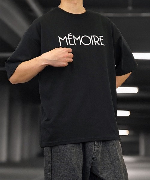 Burner（バーナー）の「【GROOVY STORE】箔プリント ワイドTシャツ（Tシャツ/カットソー・メンズ・ネイビー/ホワイト/ブラック/スミクロ・LL/M/L）」の17枚目の写真