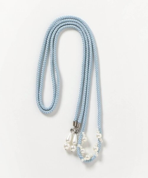 apres les cours(アプレレクール)の「ビーズ帯かざり_アプレのはんなり浴衣&甚平(和装小物・キッズ・サックスブルー/オフホワイト・FREE)」の5枚目の写真