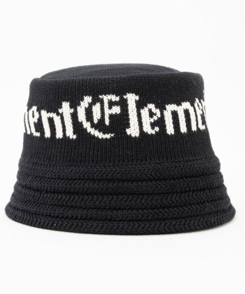 ELEMENT（エレメント）の「ELEMENT/エレメント ハット KNIT HAT BF021-915（ハット・メンズ・ブラック/ホワイト・FREE）」の2枚目の写真