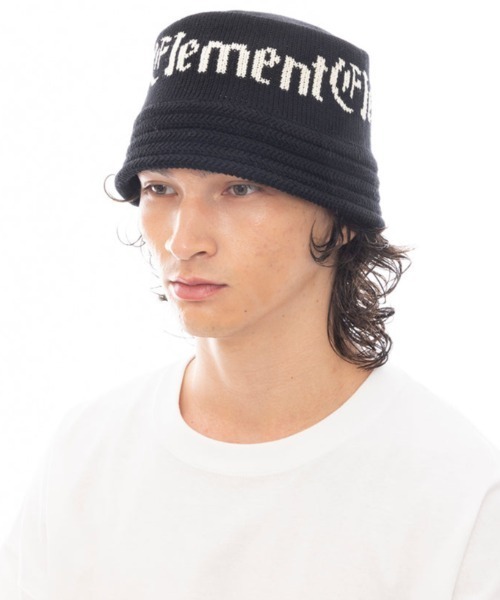 ELEMENT（エレメント）の「ELEMENT/エレメント ハット KNIT HAT BF021-915（ハット・メンズ・ブラック/ホワイト・FREE）」の9枚目の写真