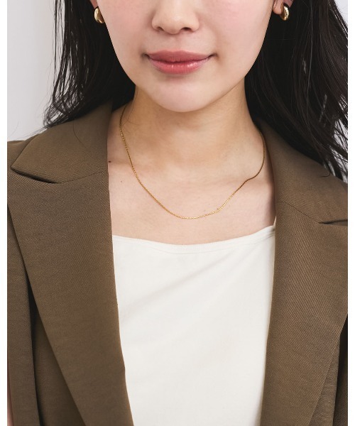 VIS（ビス）の「ナローアソートチェーンネックレス（ネックレス・レディース・ゴールド/シルバー・FREE）」の2枚目の写真