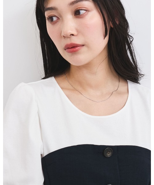 VIS（ビス）の「ナローアソートチェーンネックレス（ネックレス・レディース・ゴールド/シルバー・FREE）」の4枚目の写真