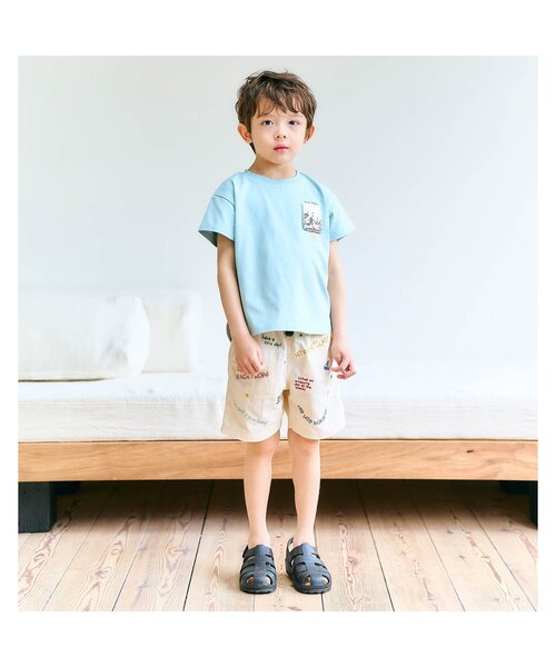 apres les cours(アプレレクール)の「水陸両用バイカラー・刺繍ハーフパンツ(その他パンツ・キッズ・グレー/アイボリー/マルチ・130/120/110/100/80/90)」の17枚目の写真