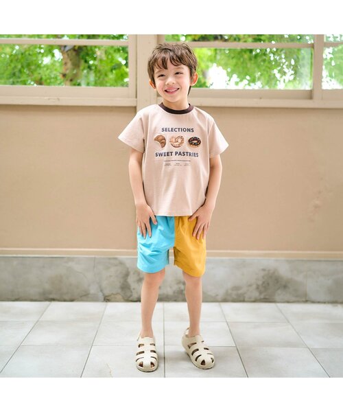 apres les cours(アプレレクール)の「水陸両用バイカラー・刺繍ハーフパンツ(その他パンツ・キッズ・グレー/アイボリー/マルチ・130/120/110/100/80/90)」の16枚目の写真