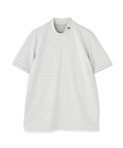 セール】【PEARLY GATES】Puジャガード半袖ハイネックカットソー
