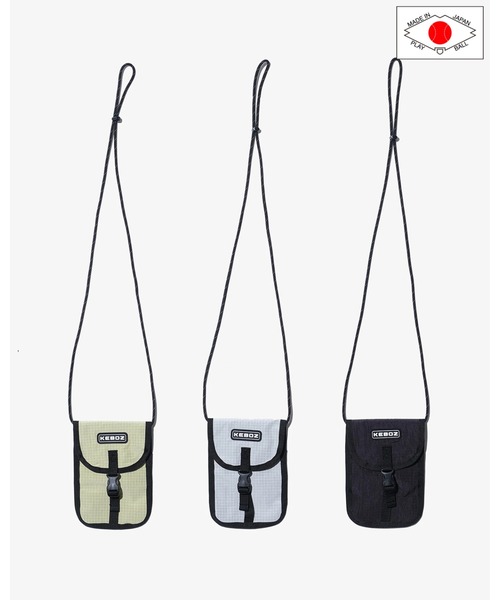 KEBOZ（ケボズ）の「MONOFILA RIPSTOP NECK POUCH（ポーチ・メンズ・ブラック/イエロー/ホワイト・FREE）」の15枚目の写真