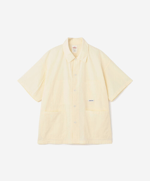 DANTON | コットン 半袖カバーオールシャツ MEN（シャツ