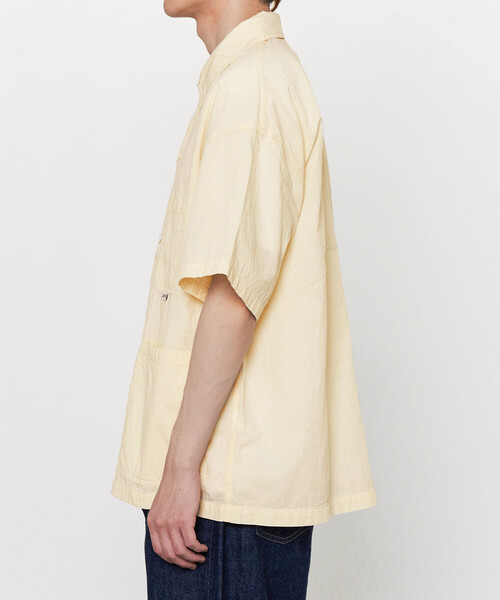 DANTON | コットン 半袖カバーオールシャツ MEN（シャツ