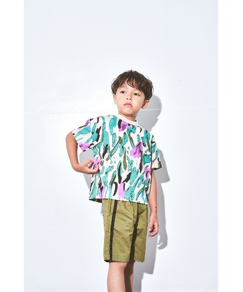 maarook(マルーク)の「ツイルストレッチラインショートパンツ(その他パンツ・キッズ・グリーン/ベージュ・130cm/120cm/110cm)」の12枚目の写真