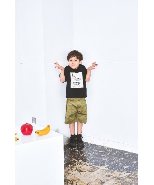 maarook(マルーク)の「ツイルストレッチラインショートパンツ(その他パンツ・キッズ・グリーン/ベージュ・130cm/120cm/110cm)」の16枚目の写真