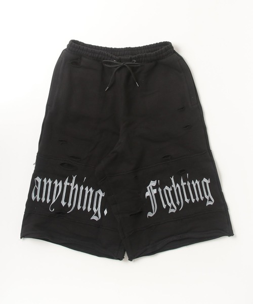 GALFY（ガルフィー）の「『GALFY/ガルフィー』病みに染まりし反戦パンツ【Z】（スウェットパンツ・レディース・ブラック系1/ブラック/ホワイト・L/XL）」の8枚目の写真