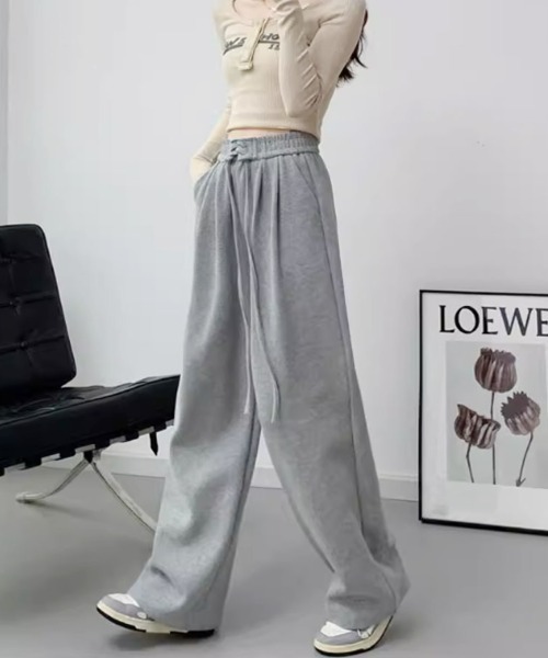 shoppinggo(ショッピングゴー)の「スウェットパンツ レディース パンツ(スウェットパンツ・レディース・グレー/ブラック/パープル・M)」の7枚目の写真