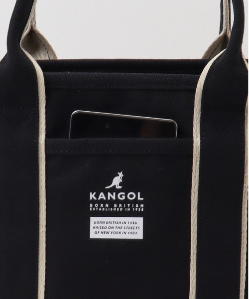KANGOL（カンゴール）の「KANGOL KGC-2 2WAYバッグ（トートバッグ・レディース・ネイビー/ブラック/ホワイト・FREE）」の11枚目の写真