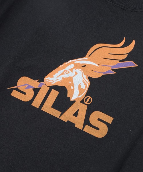 SILAS（サイラス）の「WING GOAT S/S TEE（Tシャツ/カットソー・メンズ・ホワイト/チャコール/ブラック・M/L/XL）」の5枚目の写真