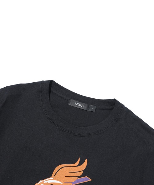 SILAS（サイラス）の「WING GOAT S/S TEE（Tシャツ/カットソー・メンズ・ホワイト/チャコール/ブラック・M/L/XL）」の6枚目の写真