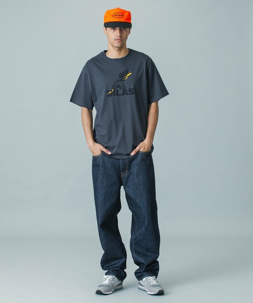 SILAS（サイラス）の「WING GOAT S/S TEE（Tシャツ/カットソー・メンズ・ホワイト/チャコール/ブラック・M/L/XL）」の13枚目の写真