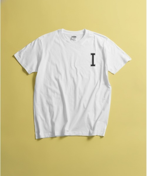 minius(ミニウス)の「【Alphabet 】オリジナルアルファベットデザイン アメカジカレッジロゴプリント半袖ホワイトTシャツ(Tシャツ/カットソー・メンズ・A/B/C/D/E/F/G/H/I/J/K/L/M/N/O/P/Q/R/S/T/U/V/W/X/Y/Z・SMALL/MEDIUM/LARGE/X-LARGE)」の9枚目の写真