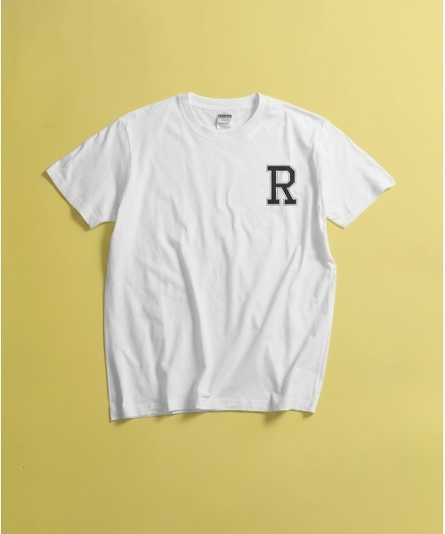 minius(ミニウス)の「【Alphabet 】オリジナルアルファベットデザイン アメカジカレッジロゴプリント半袖ホワイトTシャツ(Tシャツ/カットソー・メンズ・A/B/C/D/E/F/G/H/I/J/K/L/M/N/O/P/Q/R/S/T/U/V/W/X/Y/Z・SMALL/MEDIUM/LARGE/X-LARGE)」の18枚目の写真