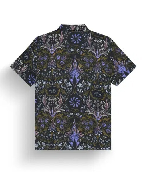 PICTURE ORGANIC CLOTHING(ピクチャーオーガニッククロージング)の「【PICTURE/ピクチャー】MOKARA SHIRT 半袖 総柄 オープンカラー 開襟 シャツ ポケット(シャツ/ブラウス・メンズ・ブラック×パープル/ベージュ系その他/ベージュ系その他2・MEDIUM/LARGE/X-LARGE)」の11枚目の写真