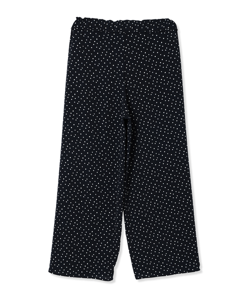 Petit Honfleur（プチオンフルール）の「【接触冷感】ストレッチドットプリントパンツ（スラックス・レディース・ネイビー・M/L）」の6枚目の写真