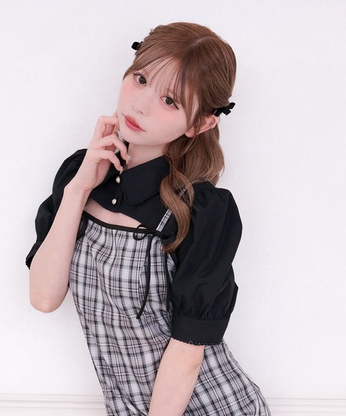 SET着用可能】ショートボレロブラウス（シャツ/ブラウス）｜apres jour