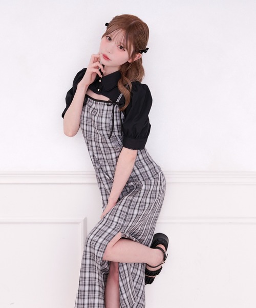 apres jour(アプレジュール)の「【SET着用可能】ショートボレロブラウス(シャツ/ブラウス・レディース・ホワイト系その他/ホワイト/ブラック系その他/ブラック・フリー/X-LARGE)」の18枚目の写真