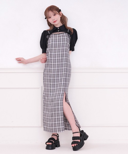 apres jour(アプレジュール)の「【SET着用可能】ショートボレロブラウス(シャツ/ブラウス・レディース・ホワイト系その他/ホワイト/ブラック系その他/ブラック・フリー/X-LARGE)」の21枚目の写真