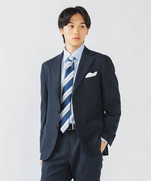 BEAMS HEART（ビームスハート）の「フランネル ジャケット 25AW（セットアップ対応）（テーラードジャケット・メンズ・その他/グレー/ネイビー/その他1・SMALL/MEDIUM/LARGE/X-LARGE/XX-LARGE）」の10枚目の写真