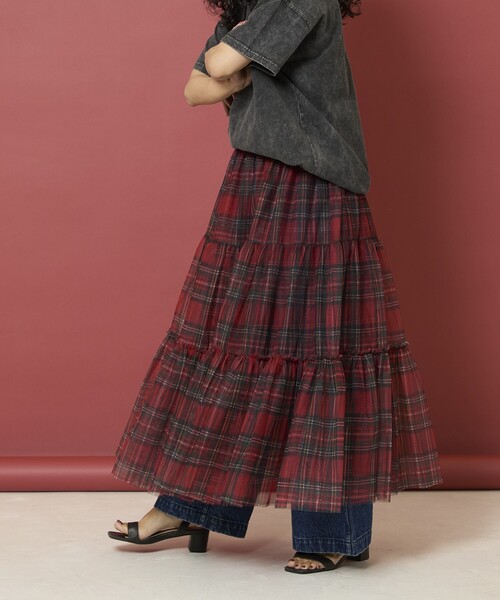 Freada（フリーダ）の「Freada/フリーダ チュール チュチュスカート（スカート・レディース・レッド/レオパード・ONE SIZE）」の5枚目の写真