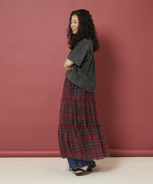 Freada（フリーダ）の「Freada/フリーダ チュール チュチュスカート（スカート・レディース・レッド/レオパード・ONE SIZE）」の6枚目の写真