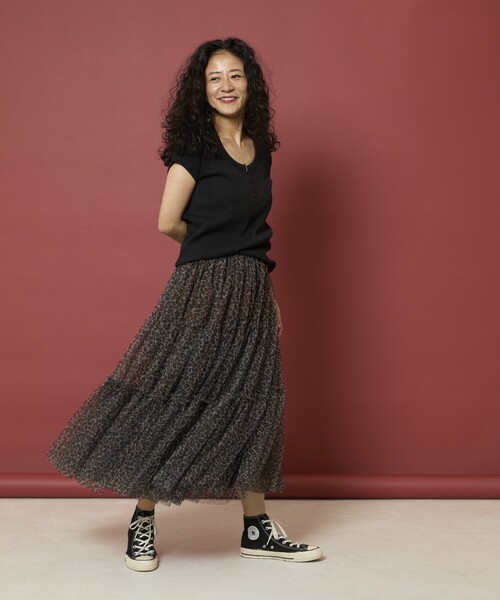 Freada（フリーダ）の「Freada/フリーダ チュール チュチュスカート（スカート・レディース・レッド/レオパード・ONE SIZE）」の17枚目の写真