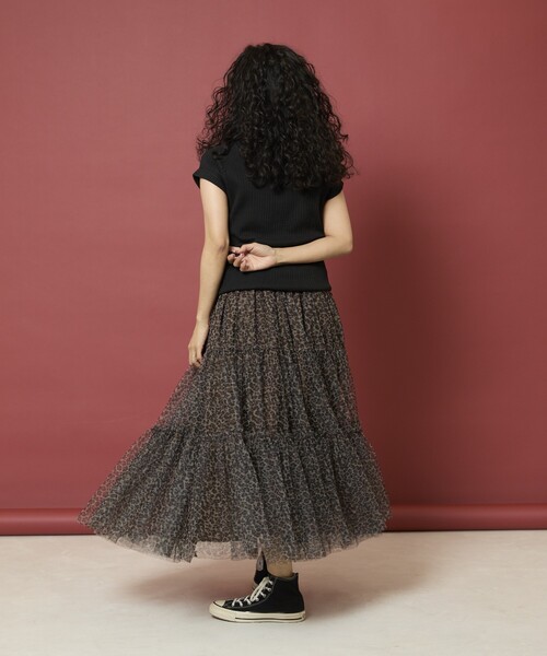 Freada（フリーダ）の「Freada/フリーダ チュール チュチュスカート（スカート・レディース・レッド/レオパード・ONE SIZE）」の19枚目の写真