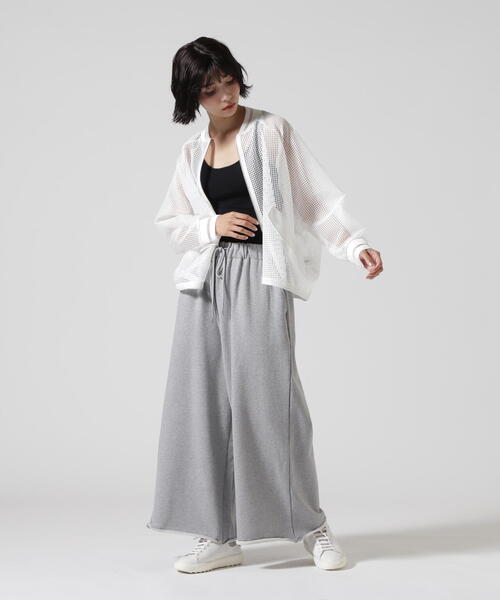 DROIT BELLO（ドロイトベロ）の「DROIT BELLO（ドロイトベロ）オーバーサイズメッシュブルゾン（ブルゾン・レディース・ホワイト系2/ブラック・F）」の19枚目の写真