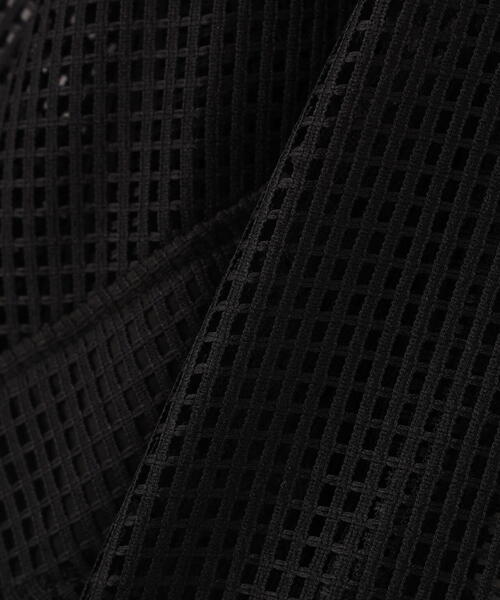 DROIT BELLO（ドロイトベロ）の「DROIT BELLO（ドロイトベロ）オーバーサイズメッシュブルゾン（ブルゾン・レディース・ホワイト系2/ブラック・F）」の8枚目の写真