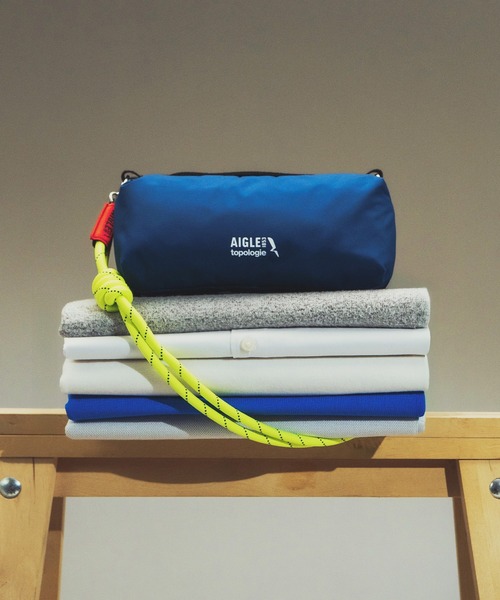 Topologie×Aigle ✦ ボトルサコッシュ（ストラップ付） Topologie x Aigle Trio Colour Bottle Sacoche Medium