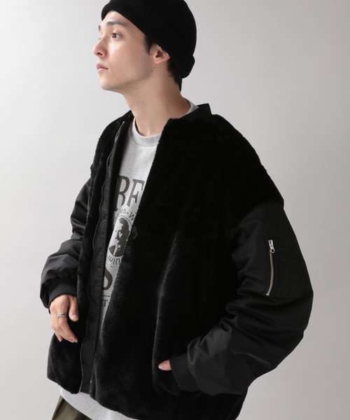 RAGEBLUE（レイジブルー）の「ジップアップブルゾン（ブルゾン・メンズ・ブラック系その他・LARGE）」の8枚目の写真