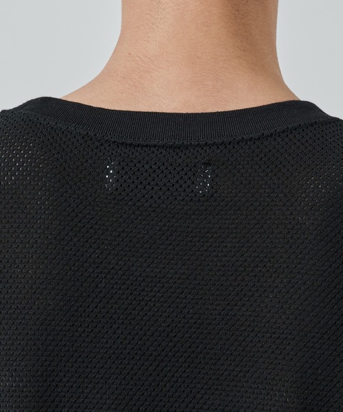markaware（マーカウェア）の「【MARKAWARE/marka】メッシュTシャツ（Tシャツ/カットソー・メンズ・ブラック/グレー・1/2）」の6枚目の写真