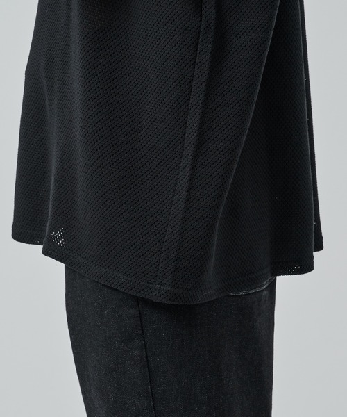markaware（マーカウェア）の「【MARKAWARE/marka】メッシュTシャツ（Tシャツ/カットソー・メンズ・ブラック/グレー・1/2）」の8枚目の写真