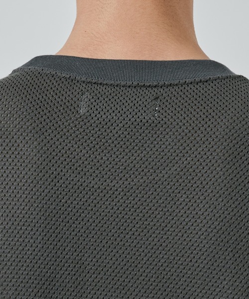 markaware（マーカウェア）の「【MARKAWARE/marka】メッシュTシャツ（Tシャツ/カットソー・メンズ・ブラック/グレー・1/2）」の13枚目の写真