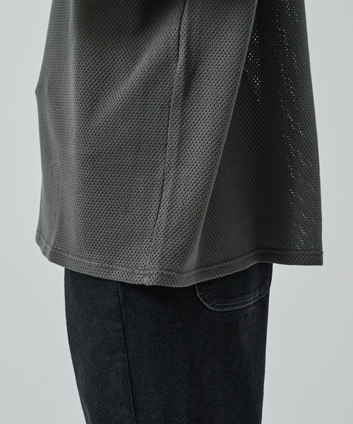 markaware（マーカウェア）の「【MARKAWARE/marka】メッシュTシャツ（Tシャツ/カットソー・メンズ・ブラック/グレー・1/2）」の15枚目の写真