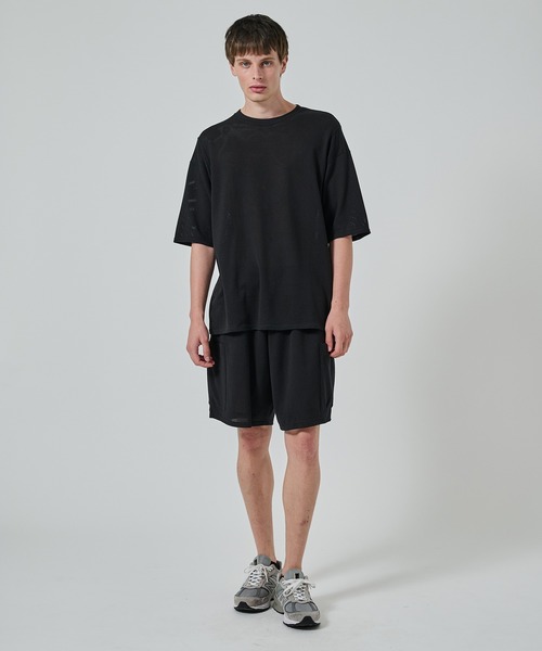 markaware（マーカウェア）の「【MARKAWARE/marka】メッシュTシャツ（Tシャツ/カットソー・メンズ・ブラック/グレー・1/2）」の19枚目の写真