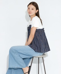 URBAN RESEARCH Sonny Label | フリルビスチェドッキングカットプルオーバー(Tシャツ/カットソー)