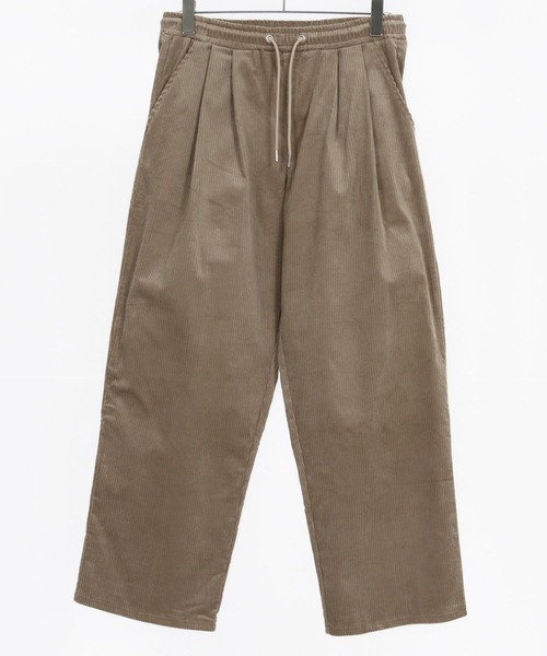 CAMBIO（カンビオ）の「mp13787- Stretch Corduroy Wide Straight Pants ワイドストレートパンツ（その他パンツ・メンズ・サンドベージュ/チャコール/ブラック/アーミー・S/M/L）」の21枚目の写真