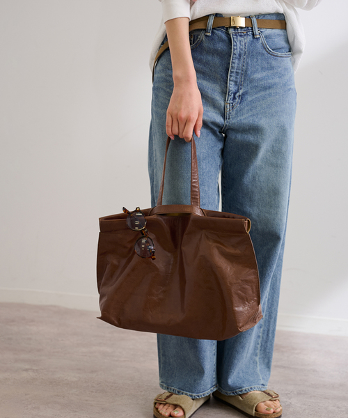 FRAMeWORK(フレームワーク)の「Bea Mombaers SHOPPER MIDI(ショルダーバッグ・レディース・ブラック・FREE)」の11枚目の写真