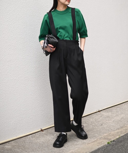 Marient（マリエント）の「ラグランタックサマーKT（ニット/セーター・レディース・ネイビー/ホワイト/グリーン・FREE）」の17枚目の写真