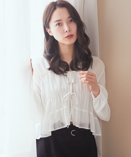 FOXEY NEW YORK - らくま♡heve シャーリングブラウス FOXEY NEW YORK - らくま様専用♡heve シャーリングブラウスの