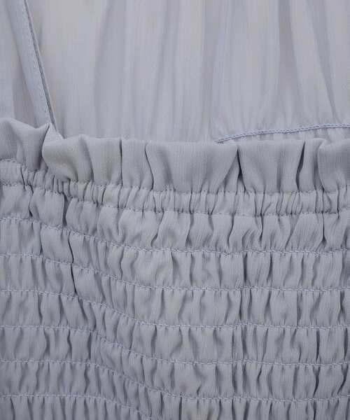 earth music&ecology（アースミュージックアンドエコロジー）の「SET2点シアーシャーリングブラウス＋インナー（シャツ/ブラウス・レディース・オフホワイト/ブルー/ブラック/モカ・FREE）」の15枚目の写真