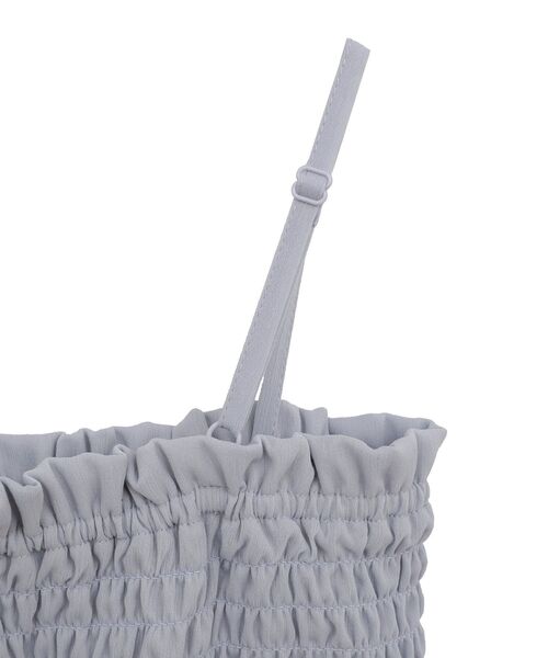 earth music&ecology（アースミュージックアンドエコロジー）の「SET2点シアーシャーリングブラウス＋インナー（シャツ/ブラウス・レディース・オフホワイト/ブルー/ブラック/モカ・FREE）」の14枚目の写真