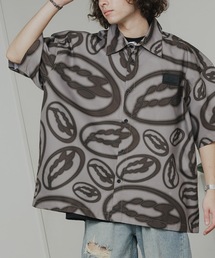 PARADISE YOUTH CLUB/パラダイスユースクラブ PARADISE DIGITAL SHIRT 半袖シャツ 総柄シャツ 夏物 夏服