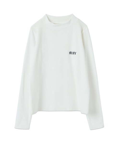 RUBY AND YOU（ルビーアンドユー）の「長袖カットソー（Tシャツ/カットソー・レディース・ブラック・FREE）」の2枚目の写真